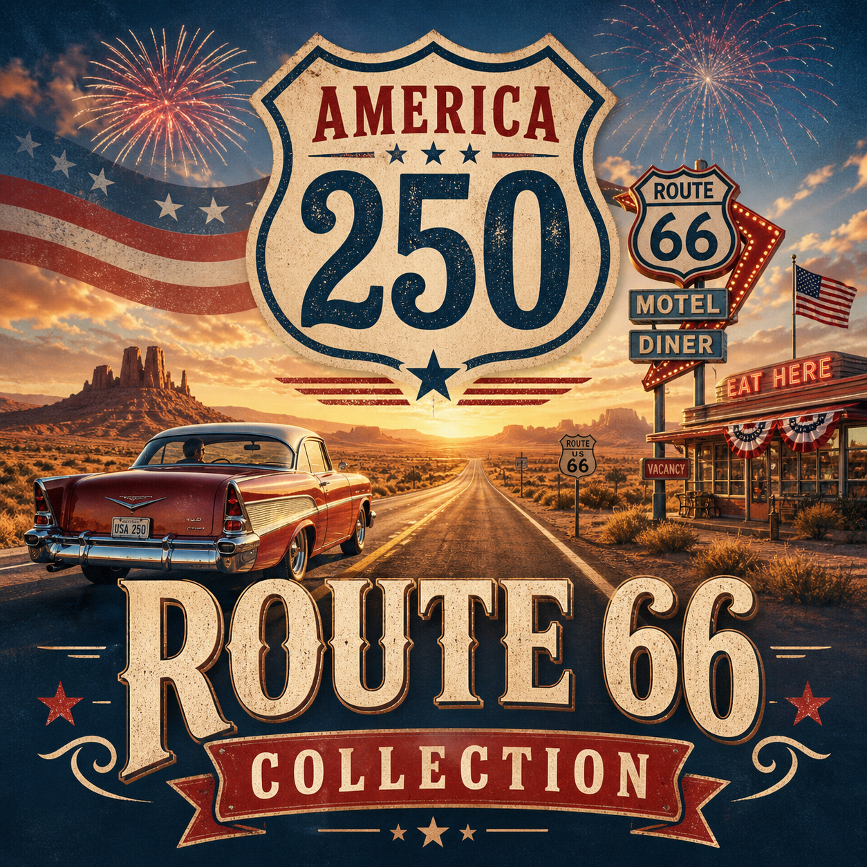 America 250 Route 66 Collection