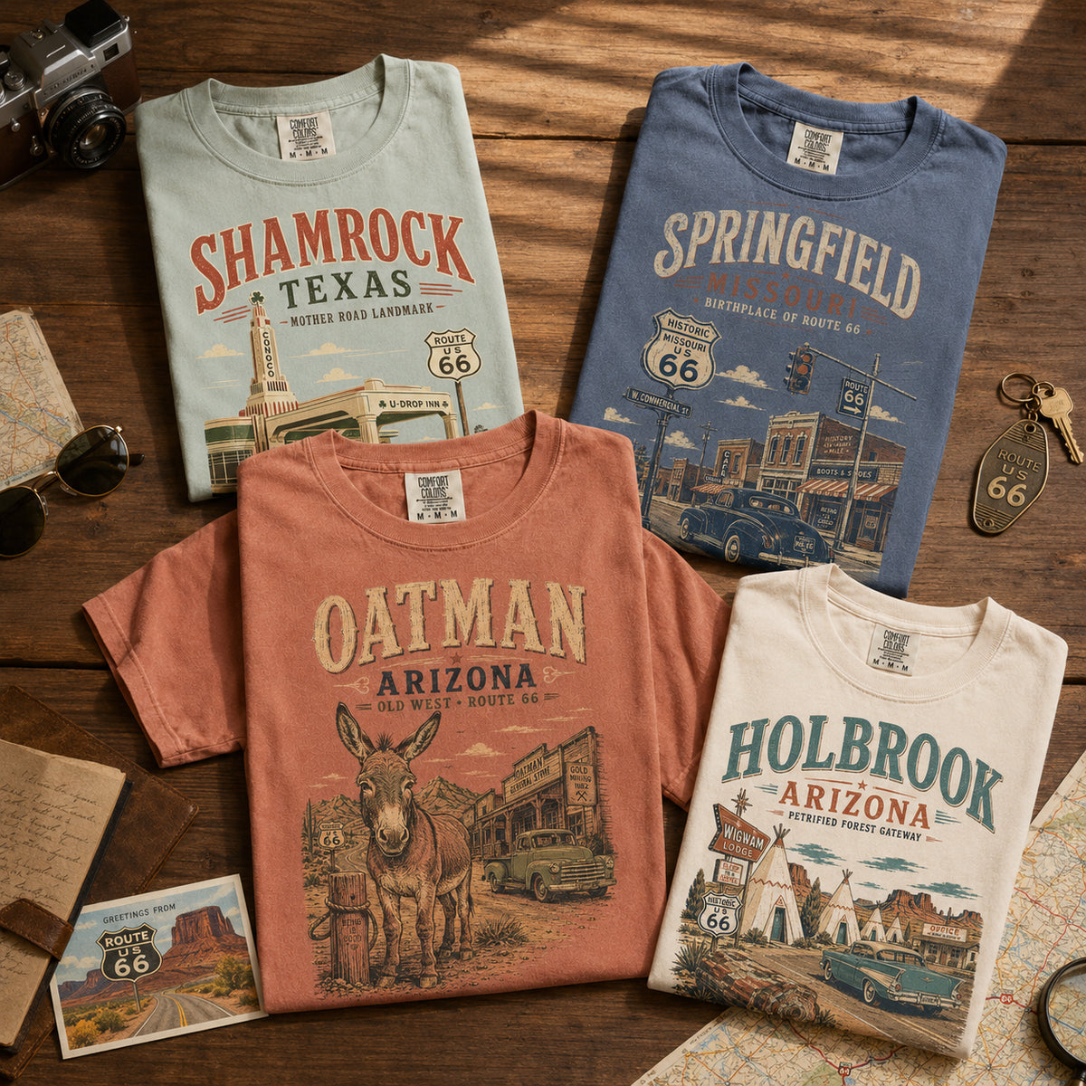 Route 66 Top Cities Collection