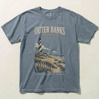 Outer Banks North Carolina Sea Turtle Graphic T-Shirt