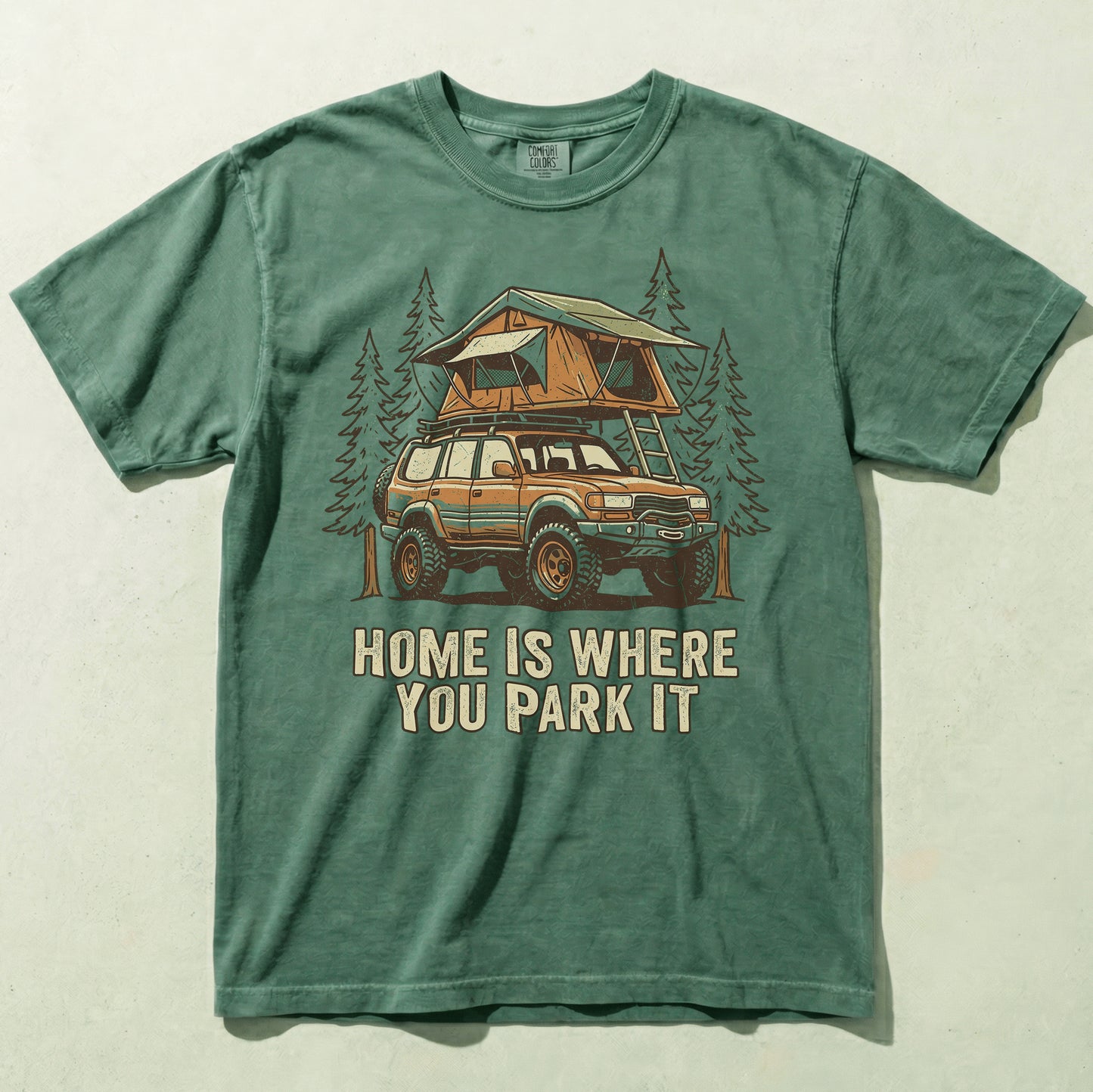 Home Is Where You Park It Camping Graphic Tee