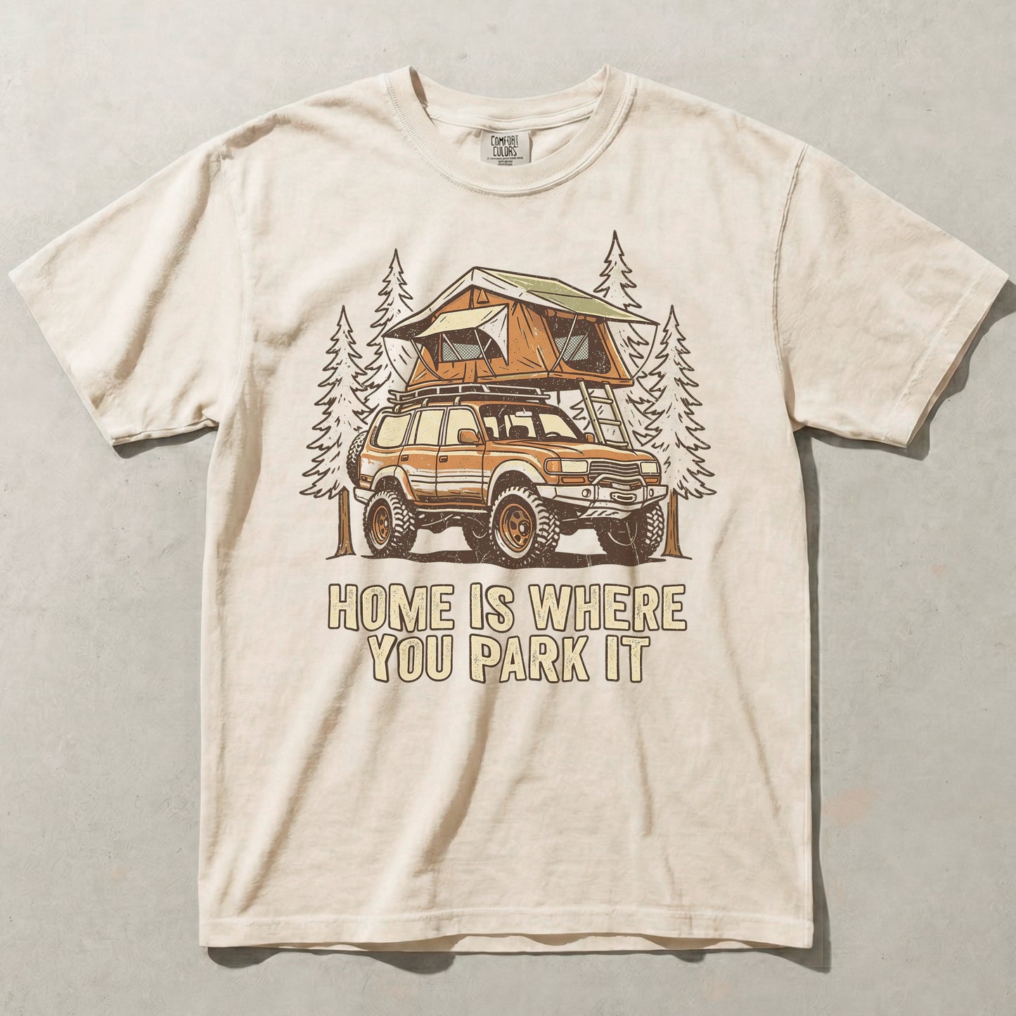 Home Is Where You Park It Camping Graphic Tee