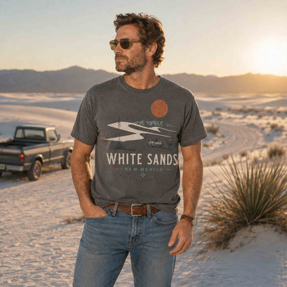 White Sands New Mexico Desert Road Trip graphic tee outdoor lifestyle photo