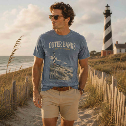 Outer Banks North Carolina Sea Turtle Graphic T-Shirt