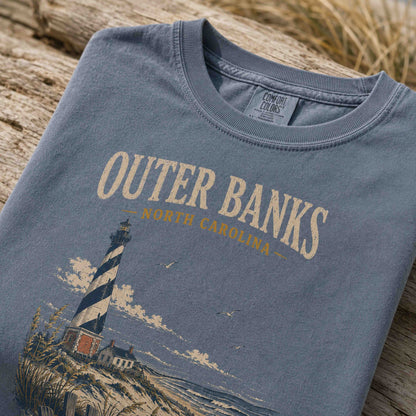 Outer Banks North Carolina Sea Turtle Graphic T-Shirt