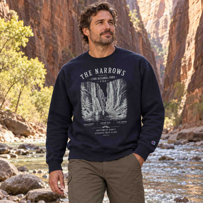 The Narrows Zion National Park Utah Graphic Sweatshirt