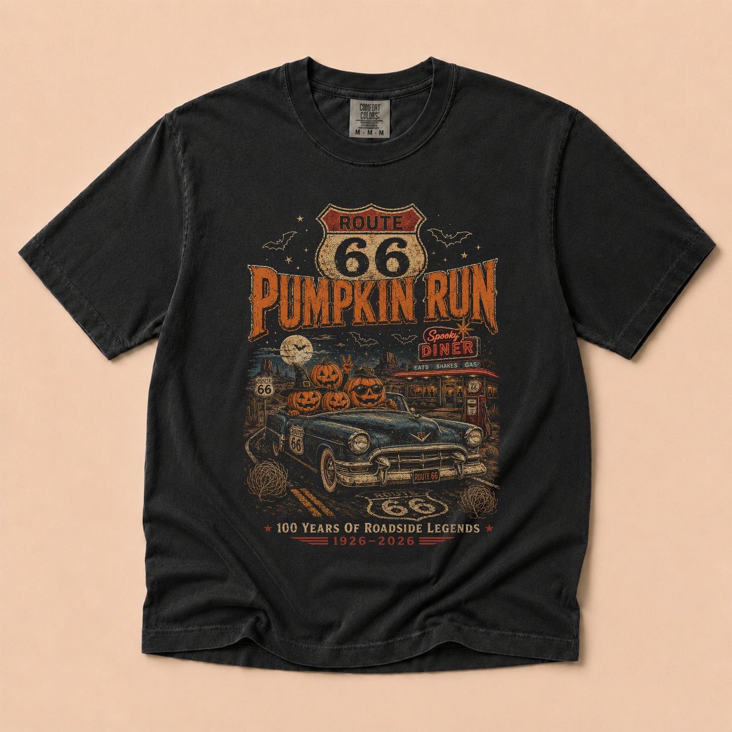 Route 66 Pumpkin Run Graphic Tee