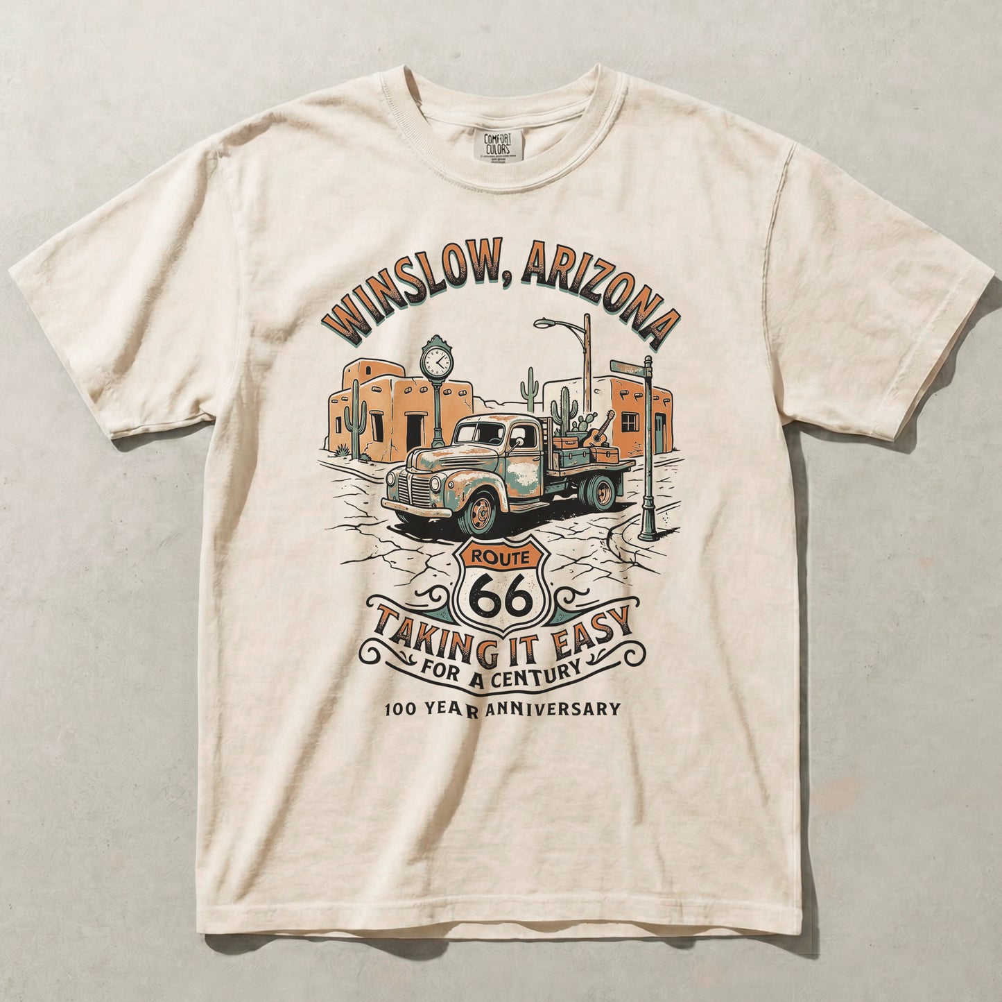 Winslow Arizona Route 66 Graphic T-Shirt
