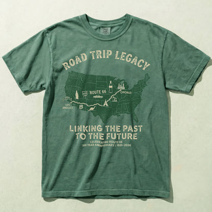Road Trip Legacy Route 66 Centennial Graphic Tee