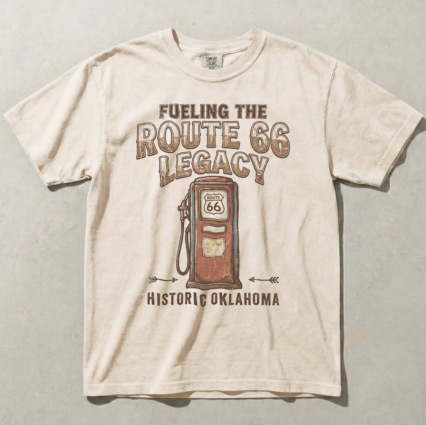 Route 66 Legacy Comfort Colors Graphic Tee