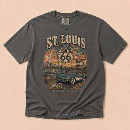 St. Louis on Route 66 Centennial Graphic Tee