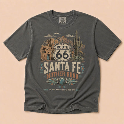 Santa Fe Mother Road Route 66 Graphic Tee