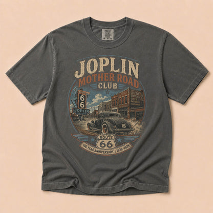 Joplin Mother Road Club Route 66 Graphic Tee | Vintage Missouri Road Trip Shirt