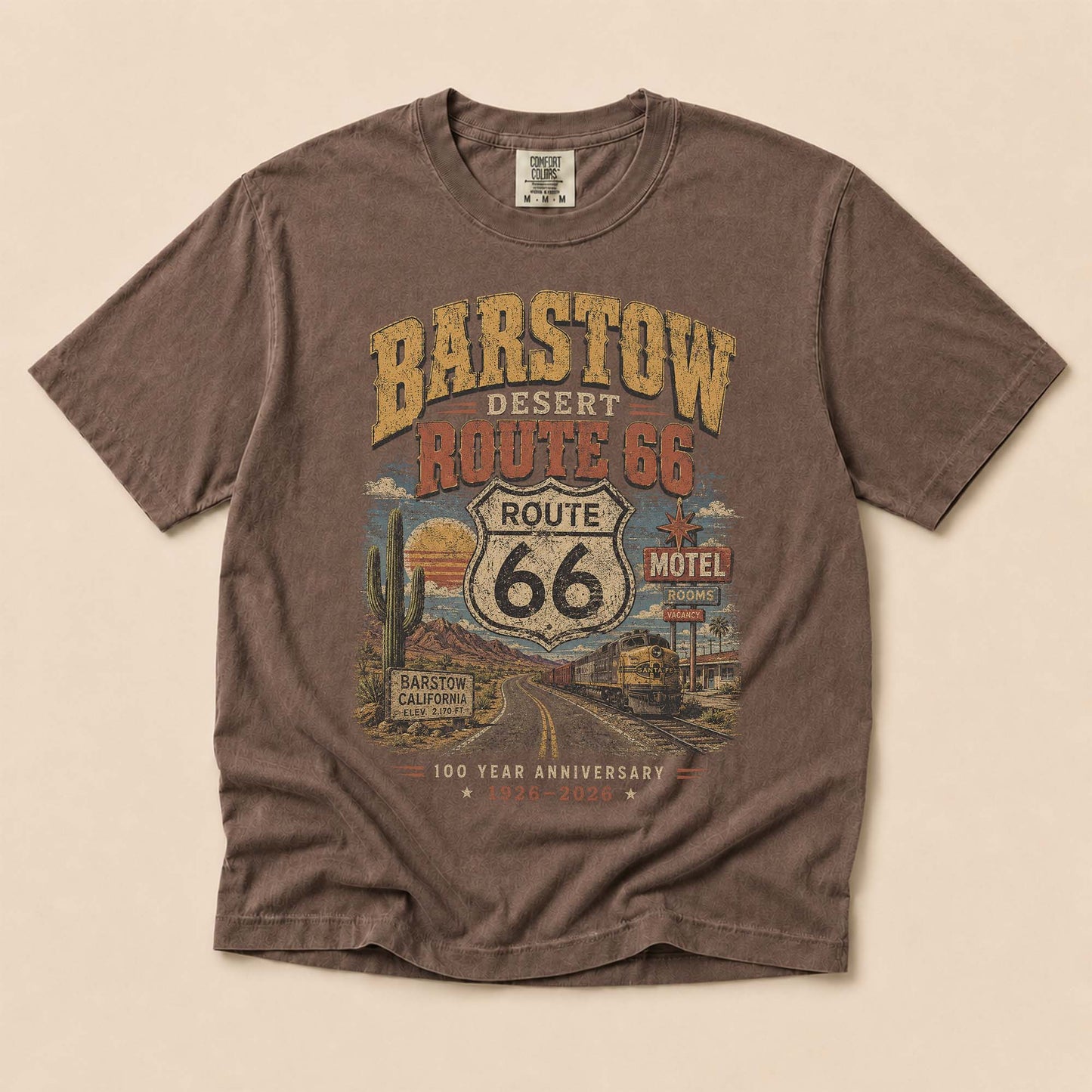 Barstow Desert Route 66 Graphic Tee | Vintage California Road Trip Shirt