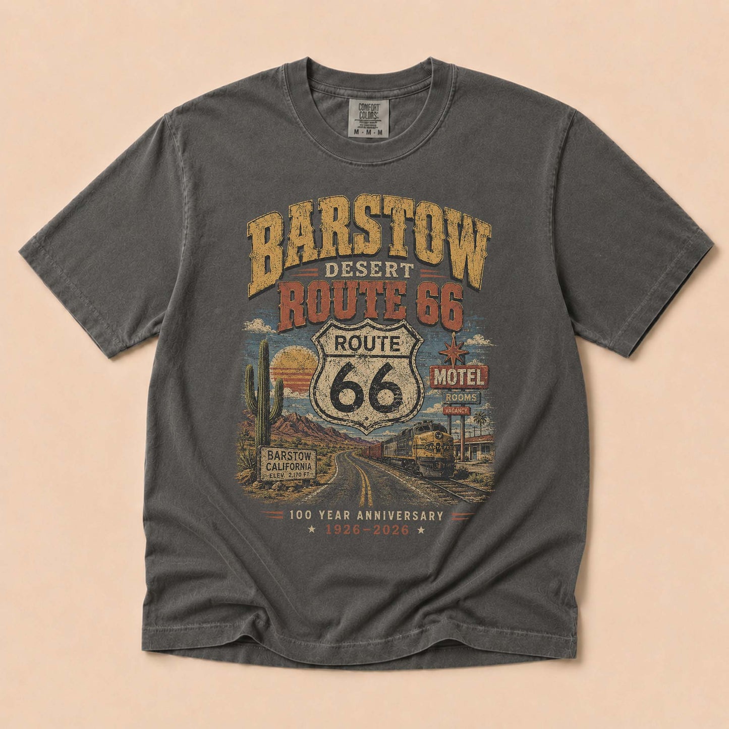 Barstow Desert Route 66 Graphic Tee | Vintage California Road Trip Shirt