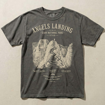 Angels Landing Pepper Comfort Colors t-shirt front view