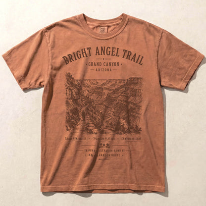 Bright Angel Trail Yam Comfort Colors t-shirt front view