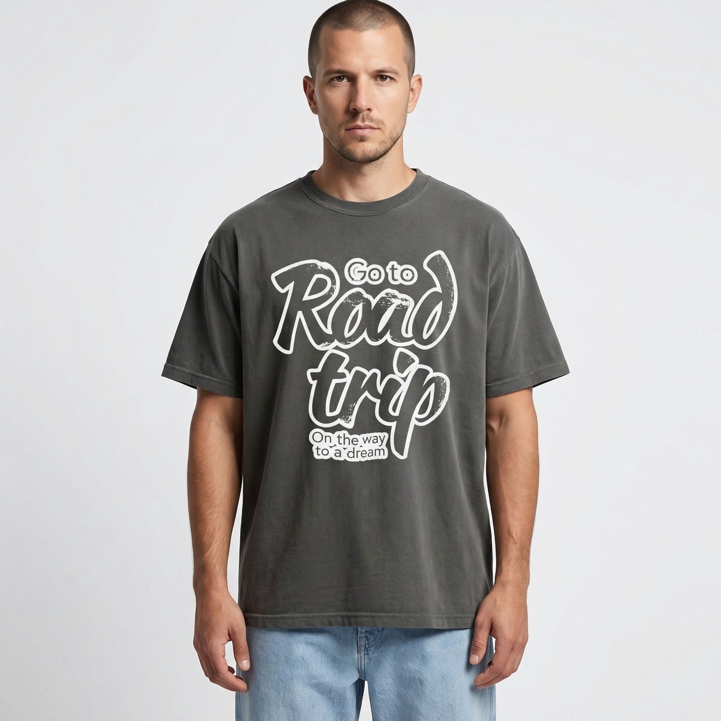 Road Trip Typography Tee