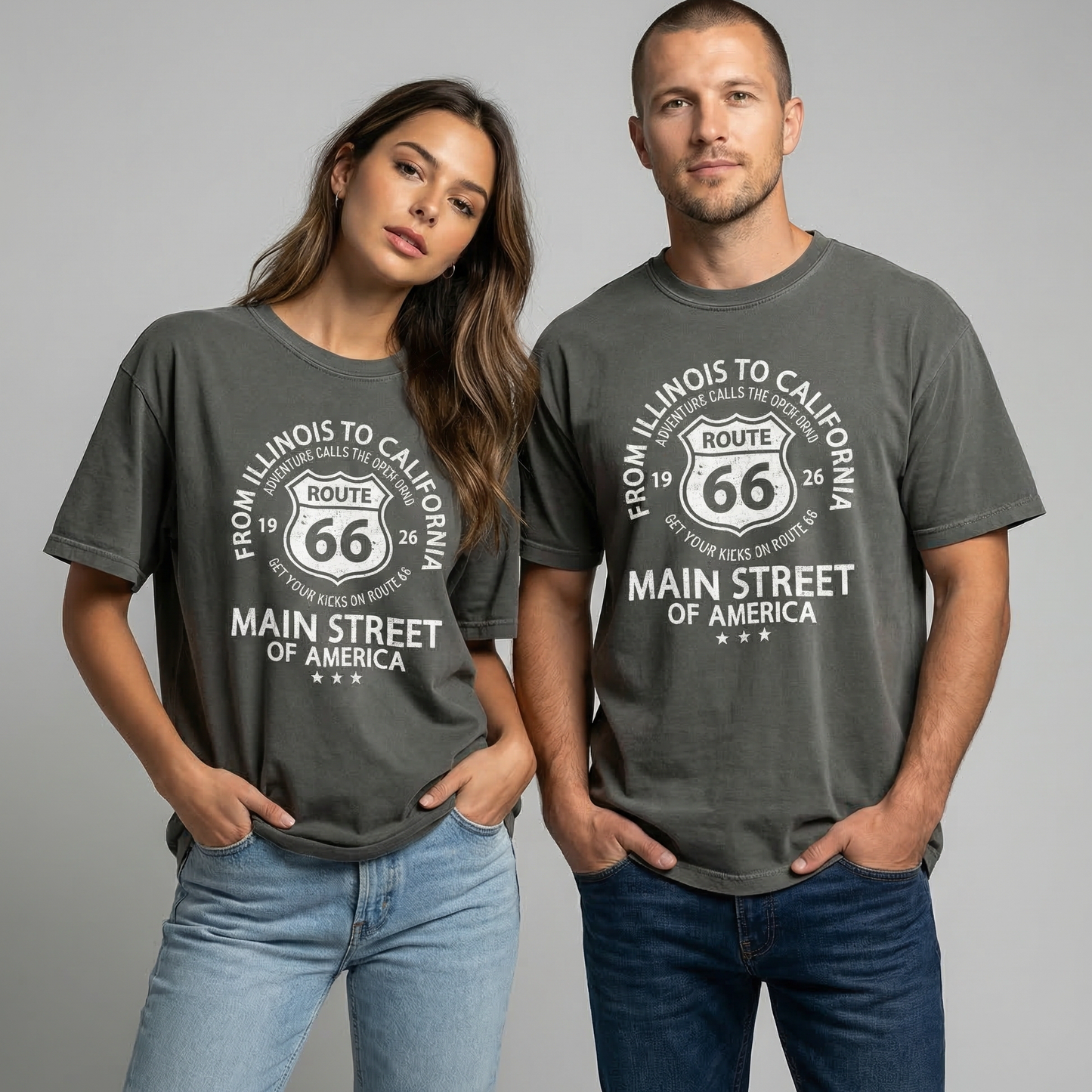Route 66 Main Street Tee