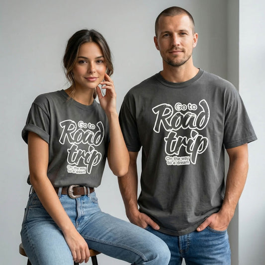 Road Trip Typography Tee