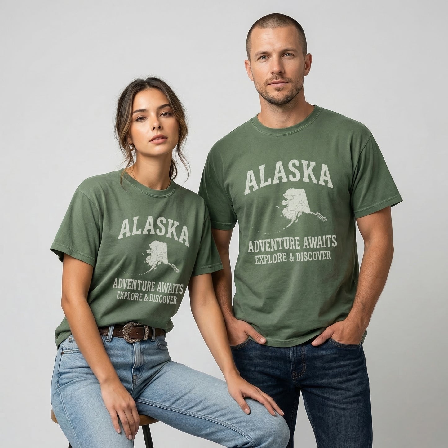 Alaska Adventure Awaits Minimal Vintage Tee