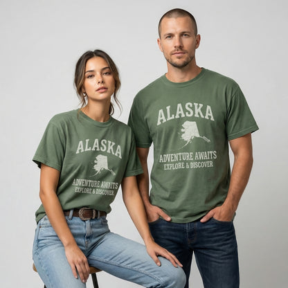 Alaska Adventure Awaits Minimal Vintage Tee
