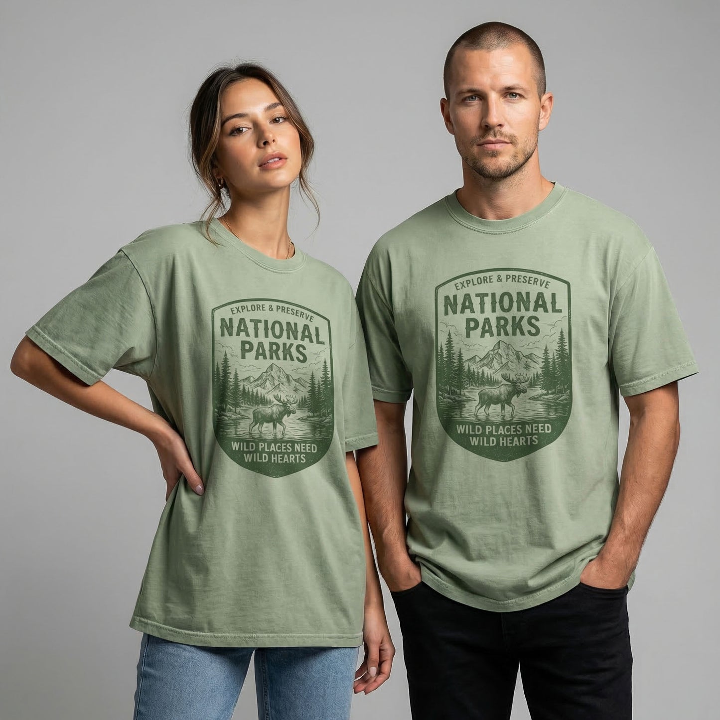 Explore & Preserve National Parks Vintage Tee