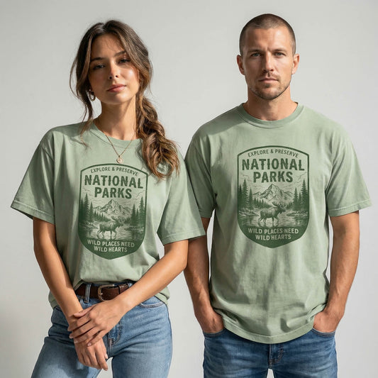 Explore & Preserve National Parks Vintage Tee