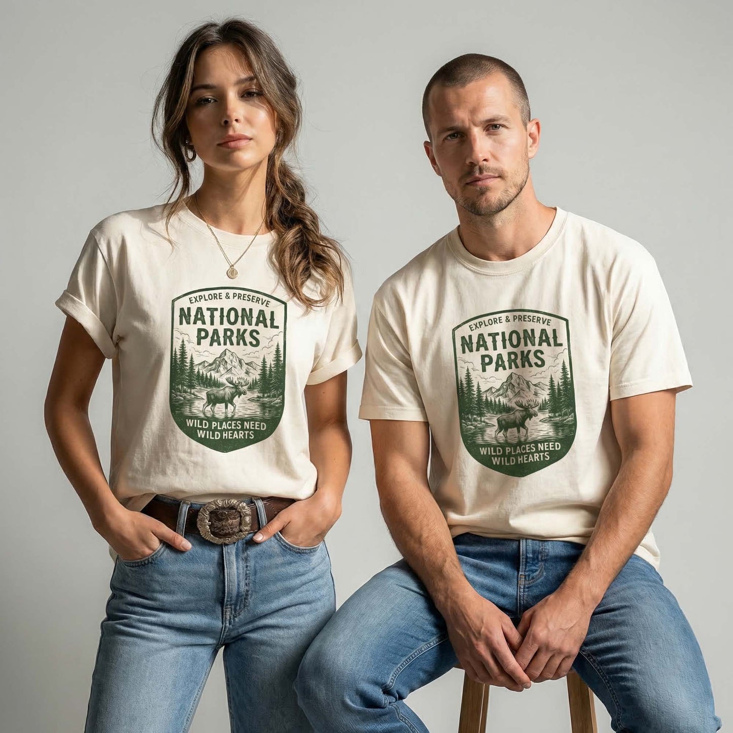 Explore & Preserve National Parks Vintage Tee