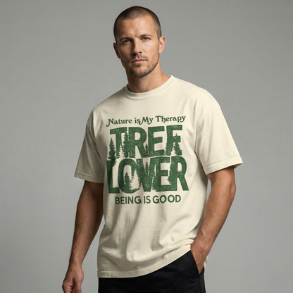 Nature Is My Therapy Tree Lover Graphic Tee