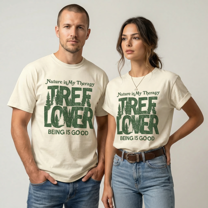 Nature Is My Therapy Tree Lover Graphic Tee
