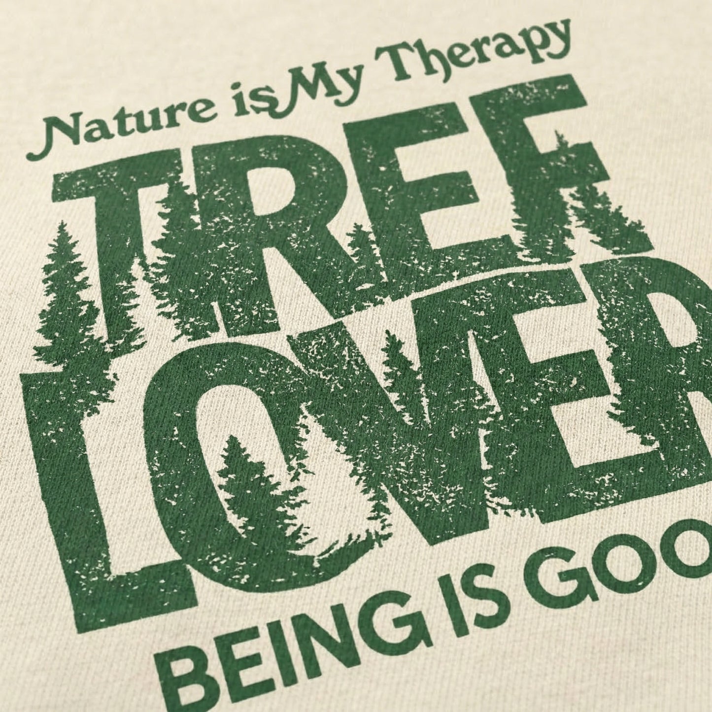Nature Is My Therapy Tree Lover Graphic Tee