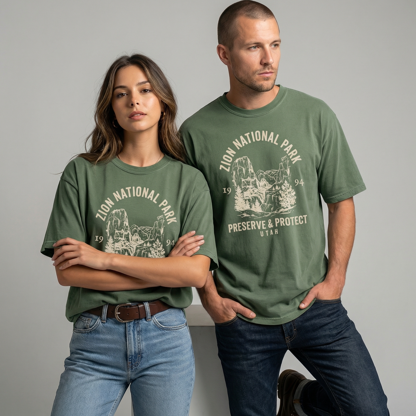 Zion National Park Utah Graphic Tee