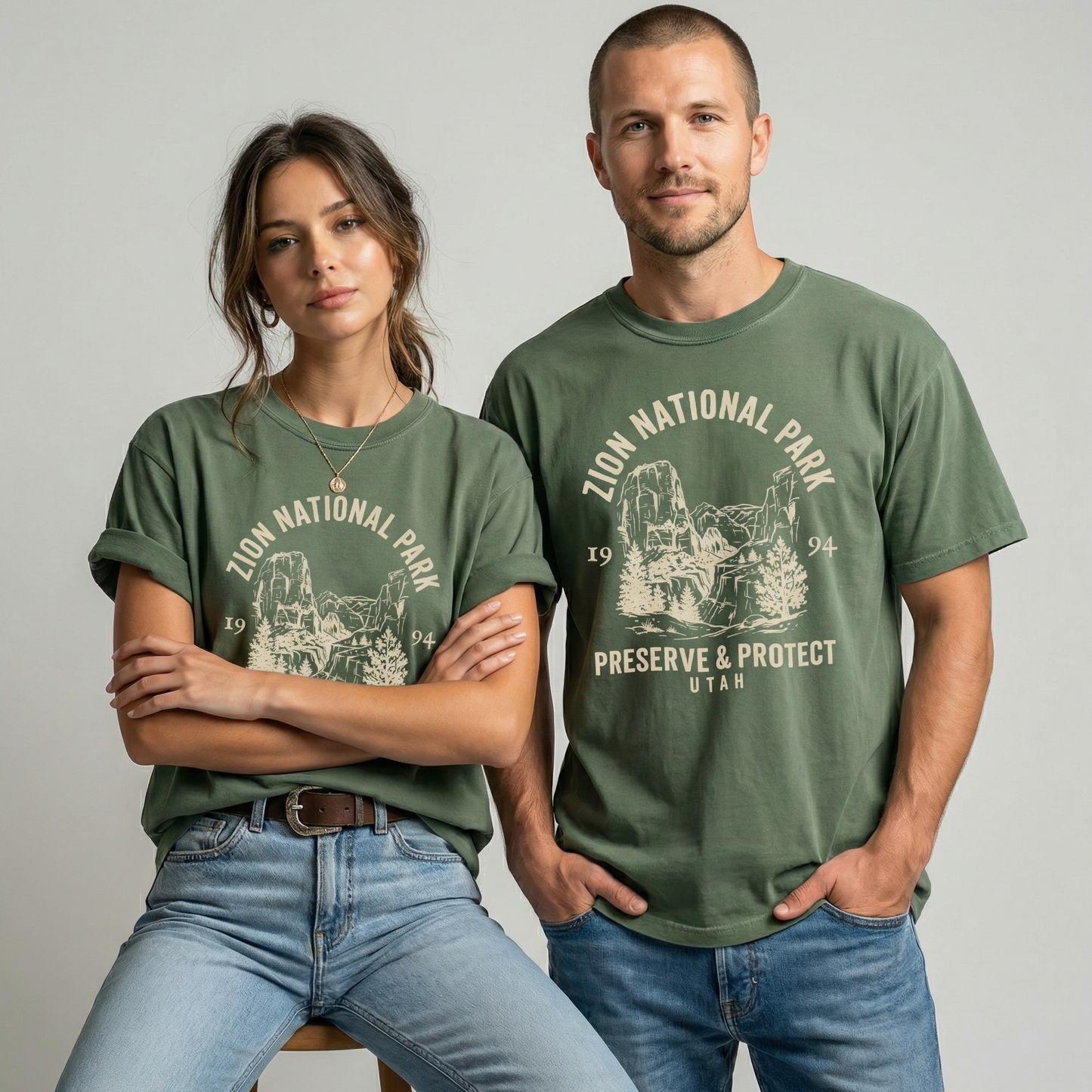 Zion National Park Utah Graphic Tee