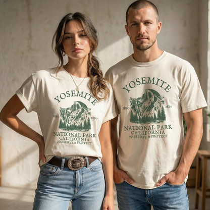 Yosemite National Park California Graphic Tee