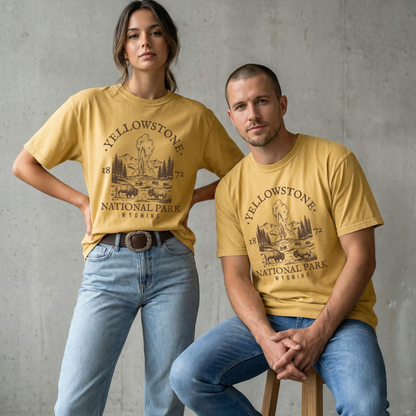 Yellowstone National Park Wyoming Graphic Tee