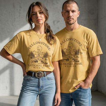 Yellowstone National Park Wyoming Graphic Tee