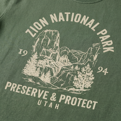 Zion National Park Utah Graphic Tee