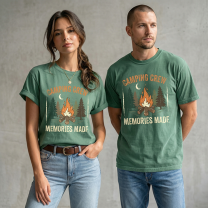 Camping Crew Memories Made Graphic Tee