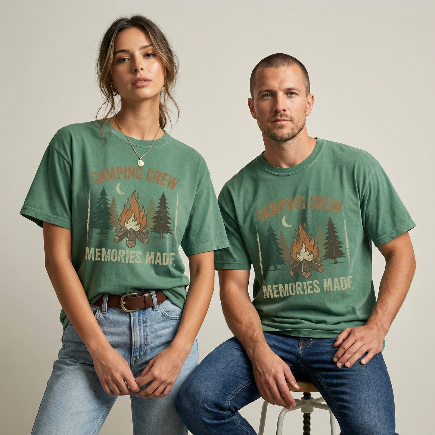 Camping Crew Memories Made Graphic Tee