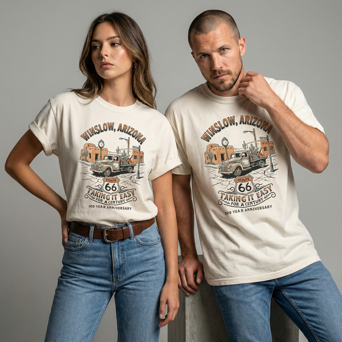 Winslow Arizona Route 66 Graphic T-Shirt