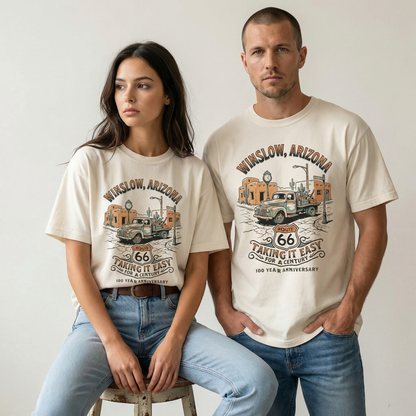 Winslow Arizona Route 66 Graphic T-Shirt