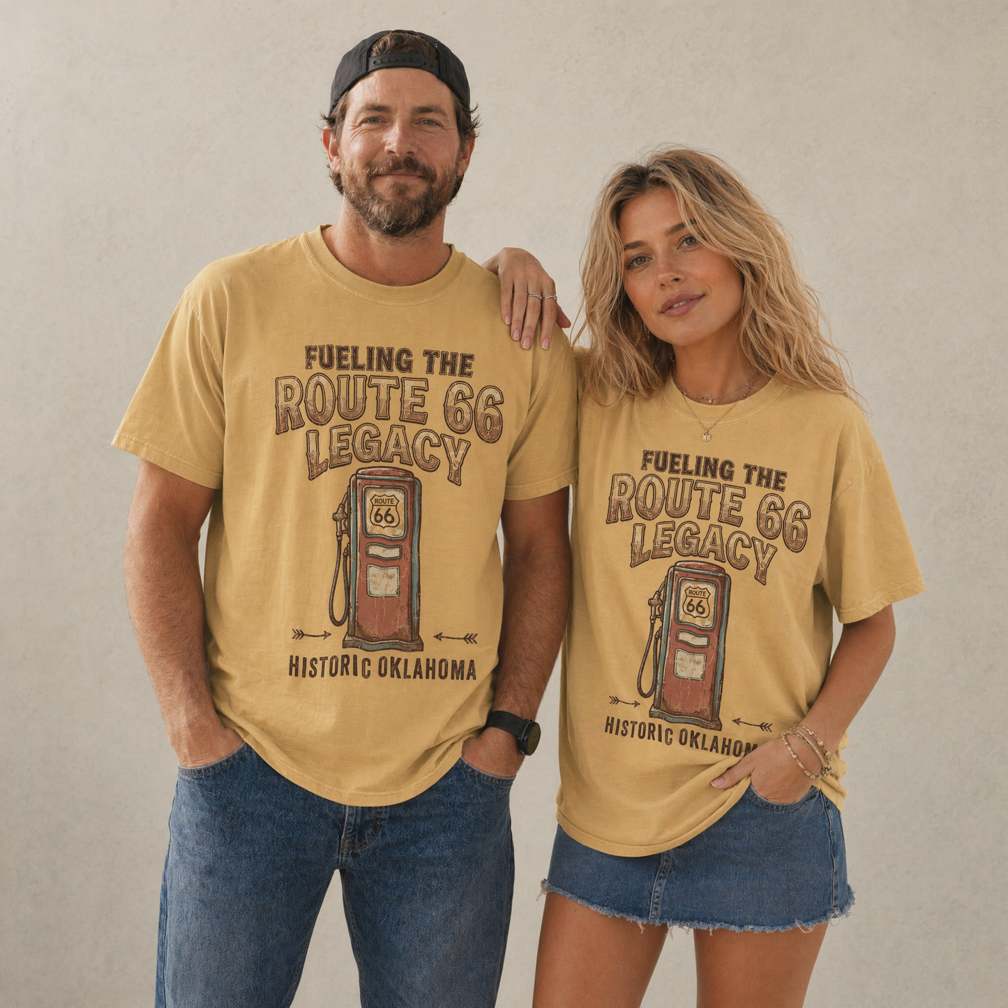 Route 66 Legacy Comfort Colors Graphic Tee