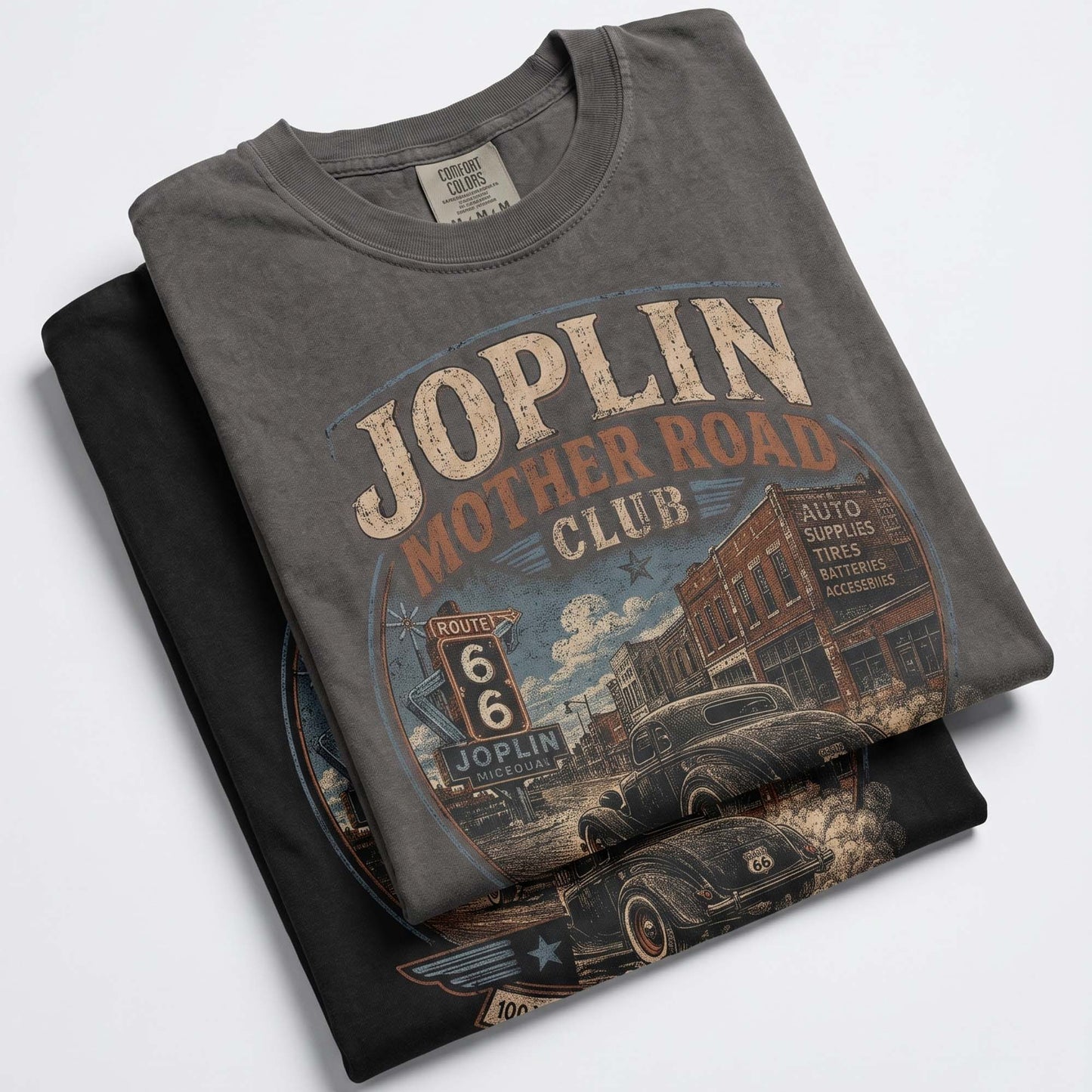 Joplin Mother Road Club Route 66 Graphic Tee | Vintage Missouri Road Trip Shirt