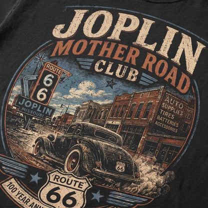 Joplin Mother Road Club Route 66 Graphic Tee | Vintage Missouri Road Trip Shirt