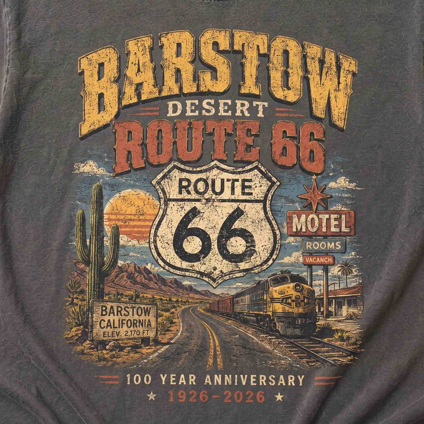Barstow Desert Route 66 Graphic Tee | Vintage California Road Trip Shirt
