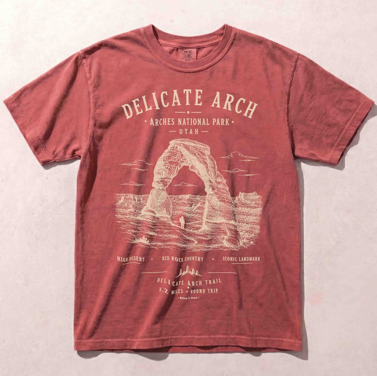 Crimson Delicate Arch T-shirt