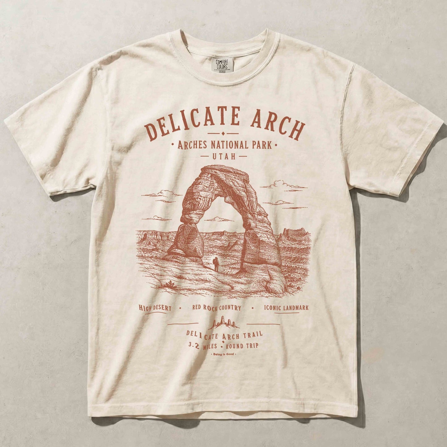 Ivory Delicate Arch T-shirt